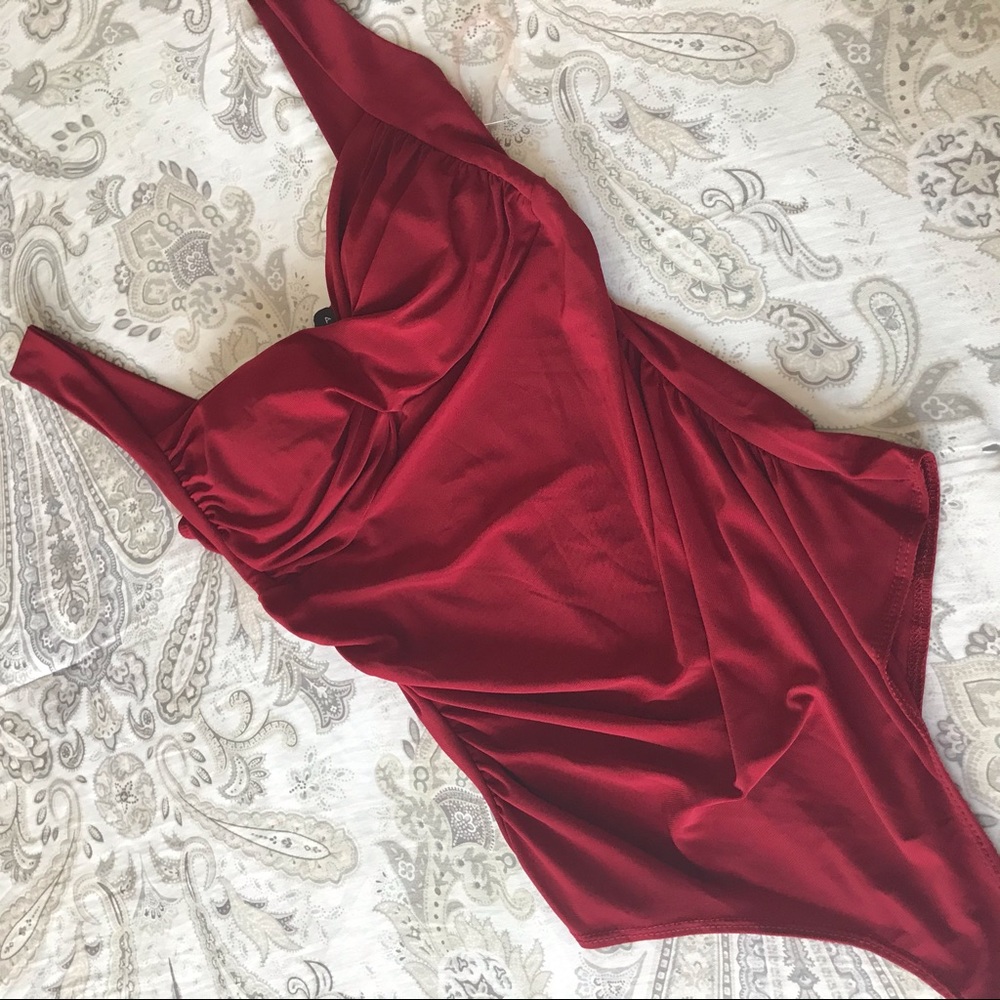 New Wine Bodysuit Going Out Top